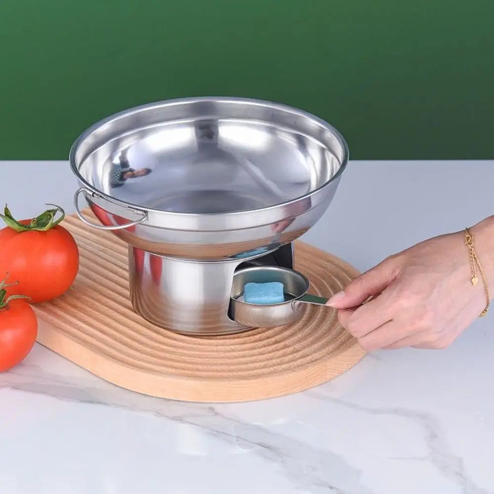 Durable 20/22cm Hot Pot Stainless Steel Thickened Stove Double Ears Cooking Kitchen Cookware Household - PuriLite