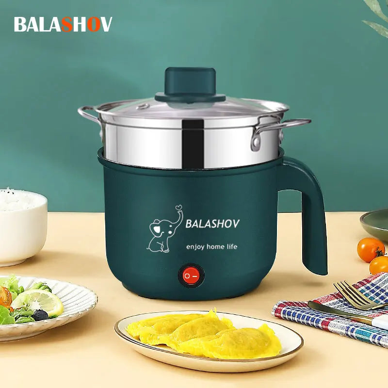Purilite Select 1.8L Mini Electric Rice Cooker Single/Double Layer Non-Stick Multi Cooker with Timer and Heat Preservation - PuriLite