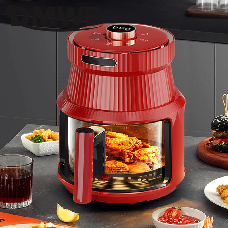 4.5L Oil Free Health Electric Deep Fryer Cooker Visual LED Toaster Chicken Air Frying Grill French Fries Oven Hot Air Dehydrator - PuriLite