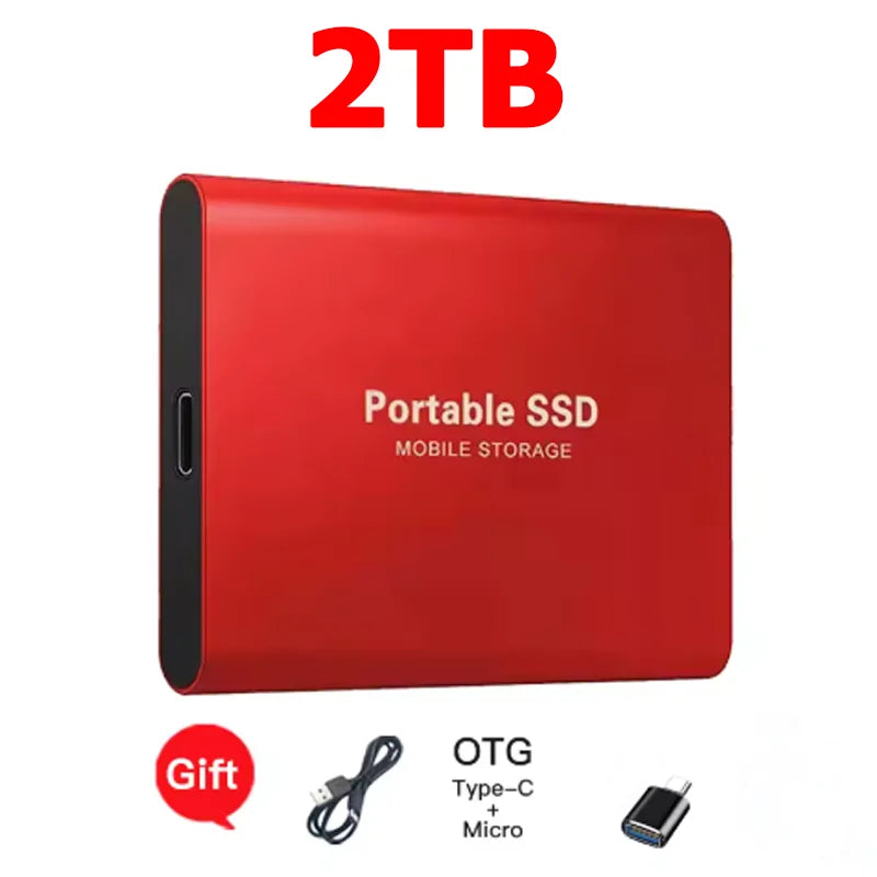 Purilite Select 16TB Portable SSD USB-C External Solid State Drive | High-Speed USB 3.1 Storage Drive for Laptop, Desktop, Mac & Android File Backup