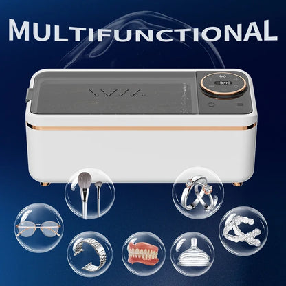 Purilite Select 45KHz Ultrasonic Cleaner, Multifunctional Deep Cleaning Machine for Glasses, Jewelry, Dentures, Makeup Brushes & Small Accessories