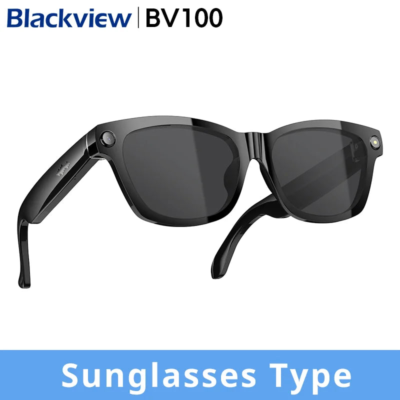 Blackview BV100 AI Smart glasses 800W Pixels 2K HD camera Bluetooth Call Voice Assistant Smart Glasses