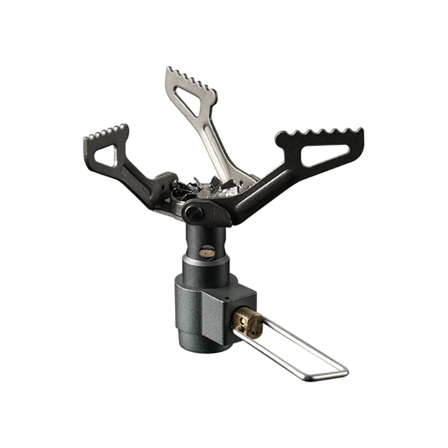 Purilite Select Portable Titanium Camping Gas Stove 2700W Ultra-Light Folding Backpacking Stove for Hiking, Camping & Outdoor Cooking