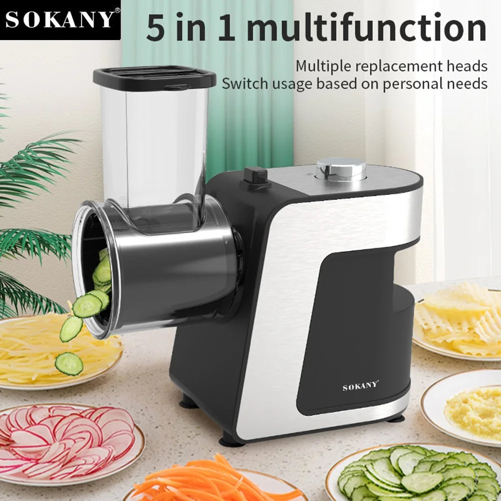 Purilite Select – 5-in-1 Electric Vegetable Cutter & Food Processor