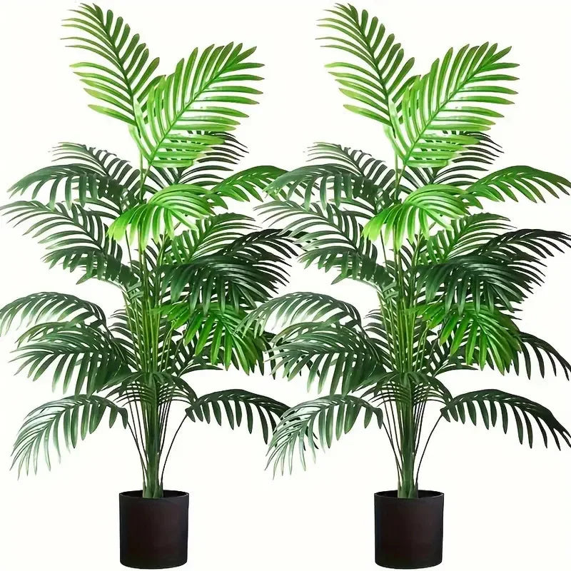 Purilite Select Artificial Areca Palm Plant Tree in Pot – 24 Leaves Realistic Faux Greenery for Indoor Home, Office, and Outdoor Decoration - PuriLite