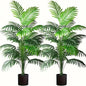 Purilite Select Artificial Areca Palm Plant Tree in Pot – 24 Leaves Realistic Faux Greenery for Indoor Home, Office, and Outdoor Decoration - PuriLite
