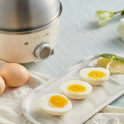 Purilite Select 360W Electric Egg Boiler & Multicooker Steamer with Timer – Automatic Egg & Custard Cooker for Home - PuriLite