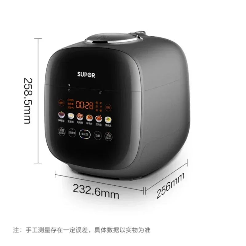220V Electric Pressure Cooker 2.3L Capacity Double Inner Liner Quick Cooking Mini Rice Cooker for 2-3 People طنجرة الضغط  압력밥솥 - PuriLite