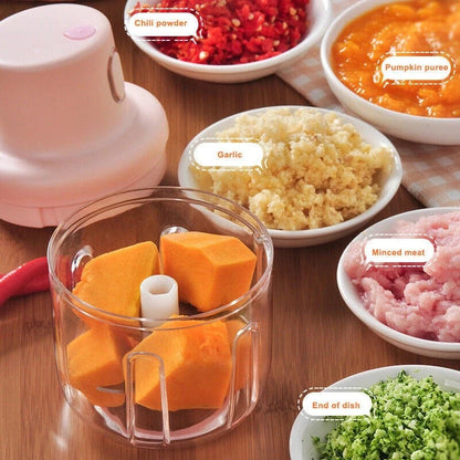 Purilite Select Mini Electric Garlic Chopper & Baby Food Maker