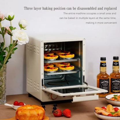 Purilite Select | 22L Electric Oven for Household Baking | 220V Multi-Function Tabletop Cake Oven with Auto Power Cut - PuriLite