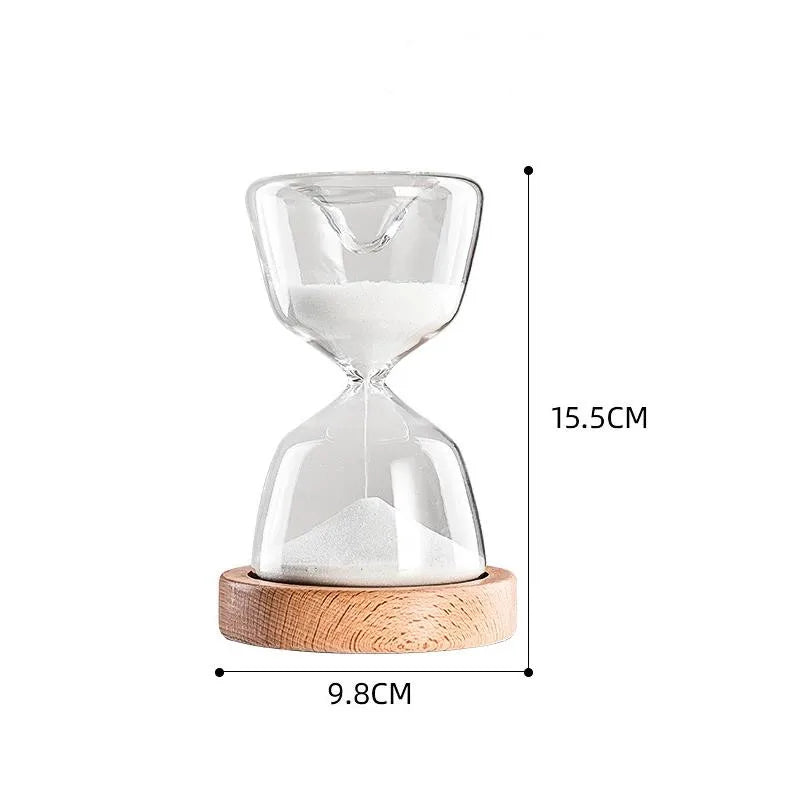 Purilite Select Luminous Hourglass - 15 Minute Hourglass - Remote Control Hourglass - LED Hourglass Night Light