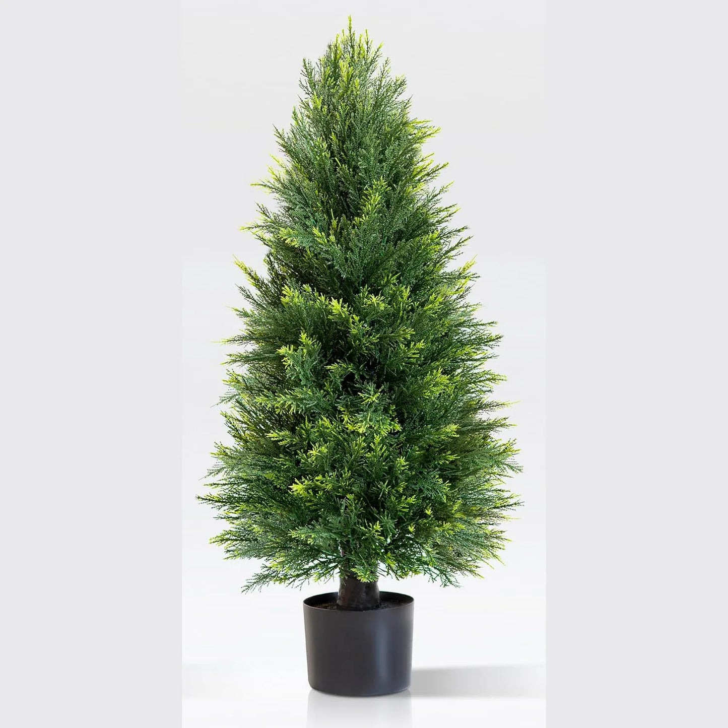 Purilite Select Artificial Pine & Cypress Potted Tree – Realistic Faux Evergreen Floor Plant for Christmas Decoration, Home, Hotel, and Indoor Outdoor Display - PuriLite