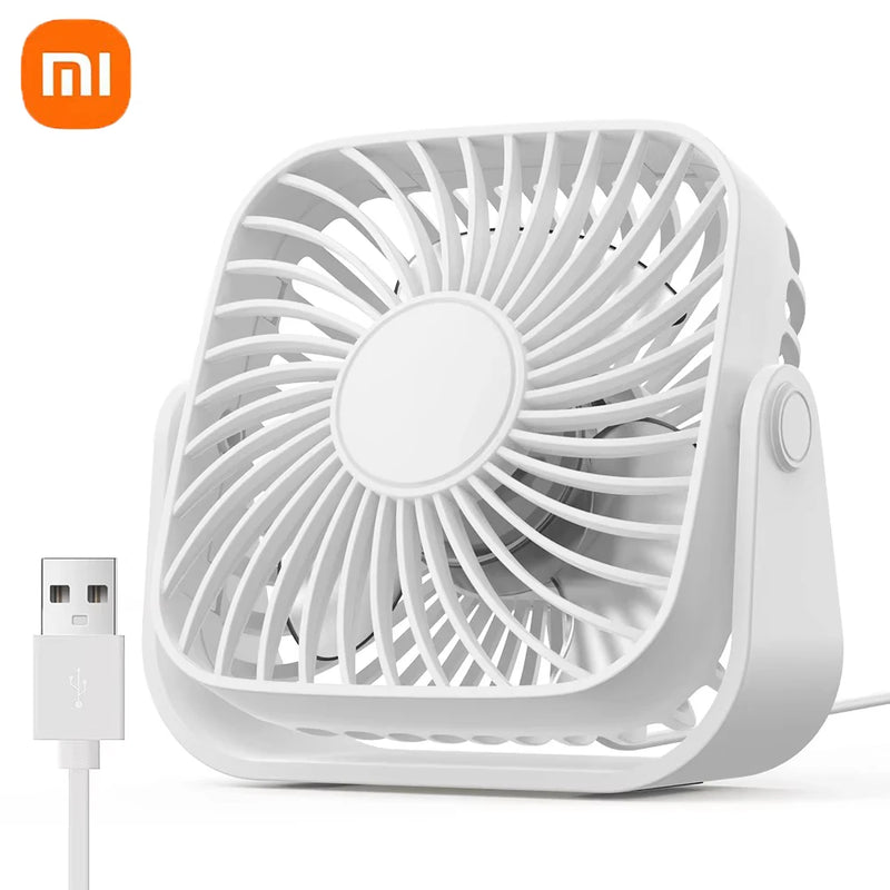Purilite Select – USB Mini Desk Fan with 360° Rotation &amp; 3-Speed Cooling