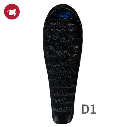 Purilite Select Ultralight Duck Down Sleeping Bag | 3-Season Backpacking, Hiking & Camping Mummy Sleeping Bag