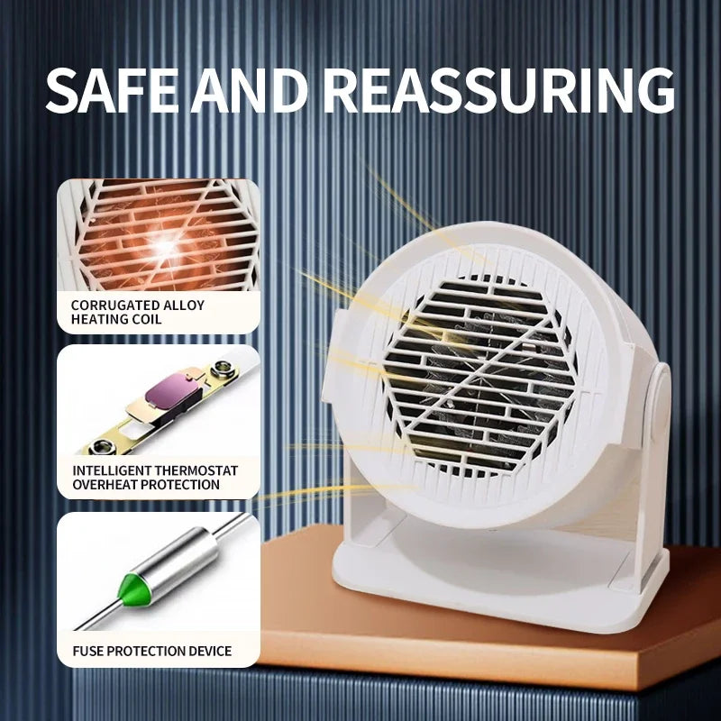 Purilite Select Portable Silent Wall-Mounted Electric Heater – Compact &amp; Safe Warmth for Home and Office