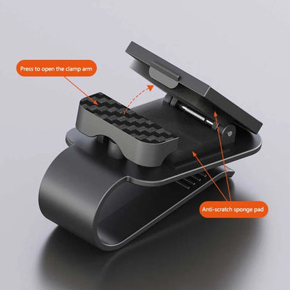 Purilite Select Car Sunglasses Clip Sun Visor Glasses Holder Card & Ticket Storage Clip for Secure Vehicle Organization, Universal Interior Accessory