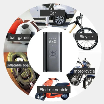Purilite Select YIJU Wireless Air Pump – 150PSI Portable Electric Tire Inflator