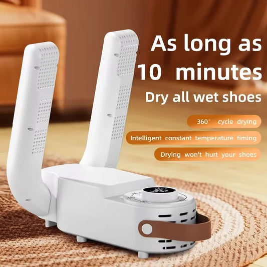 Purilite Select Intelligent Timer Shoe Dryer – Quick Drying, Deodorizing & Sterilizing Shoe Warmer for Home and On-the-Go