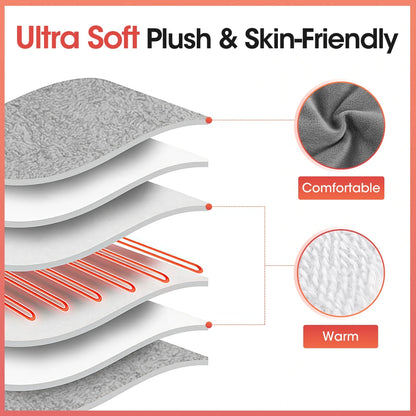 Purilite Select Winter Electric Foot Warmer – USB Powered Plush Heating Mat for Ultimate Comfort