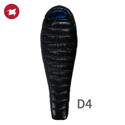 Purilite Select Ultralight Duck Down Sleeping Bag | 3-Season Backpacking, Hiking & Camping Mummy Sleeping Bag