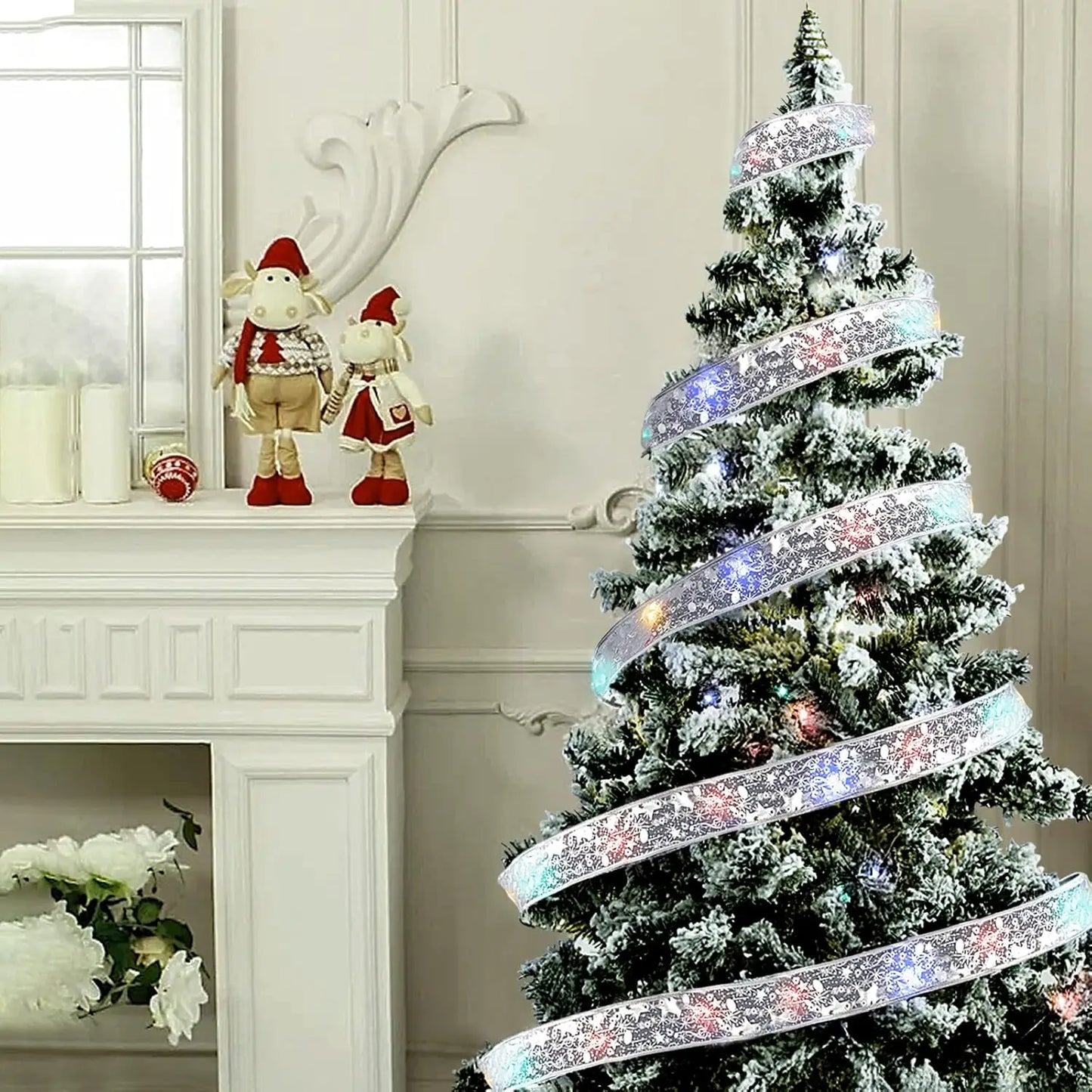 Purilite Select Christmas Ribbon Fairy Light – DIY Bow String Lights for Tree Ornaments & Holiday Home Décor (2025 Collection)