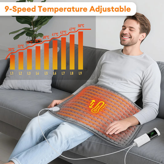 Purilite Select™ Electric Heating Pad for Back and Legs