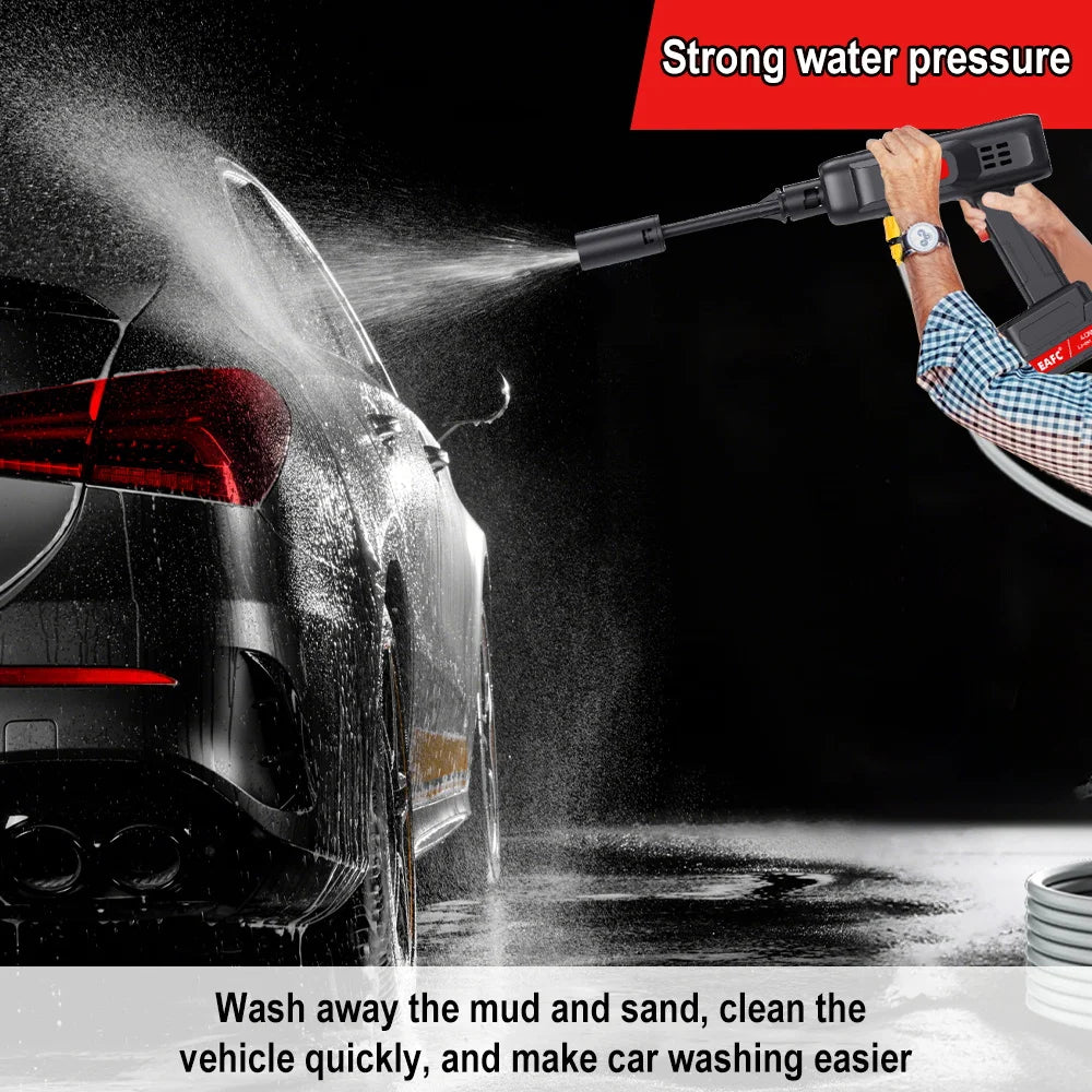 Purilite Select Cordless Pressure Washer | 600W Portable High-Pressure Car Wash Gun with 20000mAh Battery & Foam Sprayer