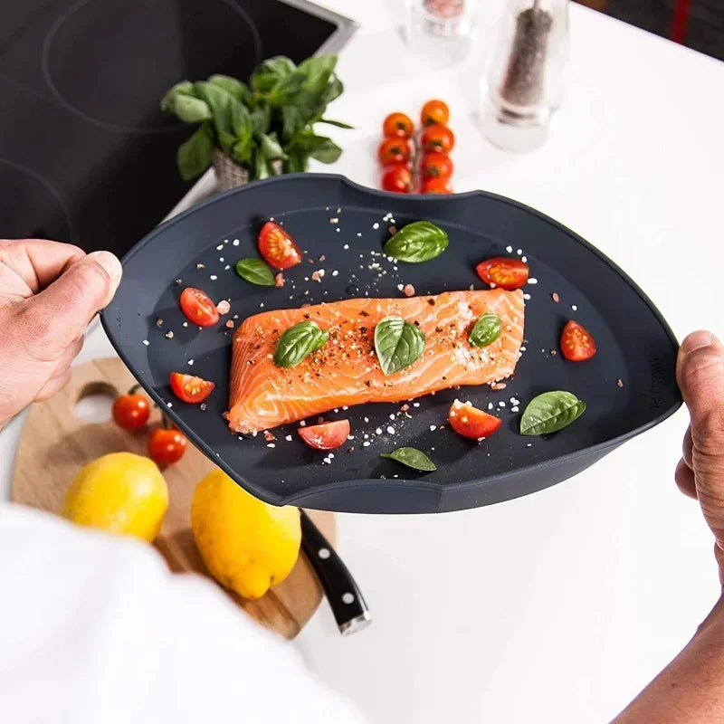 Purilite Select Silicone Heat-Resistant Pan | Kitchen Heating Plate Accessory | High-Temperature Silicone Cooking Insert - PuriLite