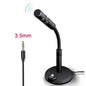 Purilite Select | USB Desktop Microphone | 3.5mm + USB Omnidirectional PC Mic | Gooseneck Condenser Mic for Gaming, Recording, Chatting & Meetings