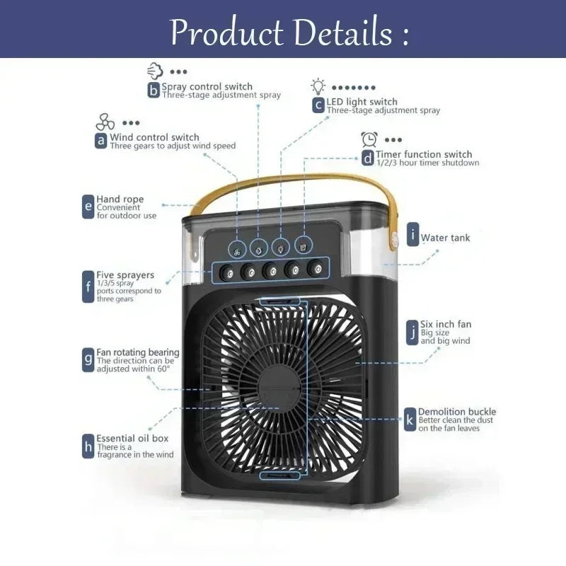Purilite Select Multifunctional Five-Hole Humidification Fan