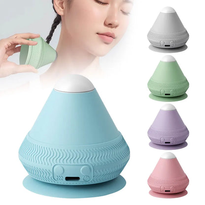 Purilite Select Electric Absorption Fascia Ball – Hot Compress & Vibration Muscle Massager with Suction Cup Design
