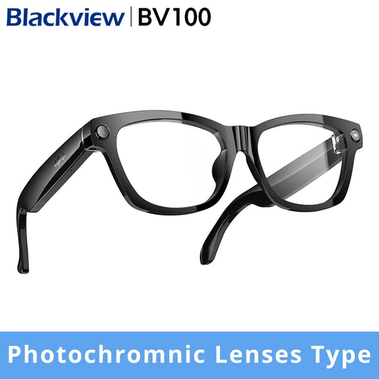 Blackview BV100 AI Smart glasses 800W Pixels 2K HD camera Bluetooth Call Voice Assistant Smart Glasses