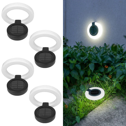 Purilite Select Solar Outdoor LED Landscape Lights Waterproof IP65 Warm White Garden Fence Pathway Buried Lawn Lighting Set