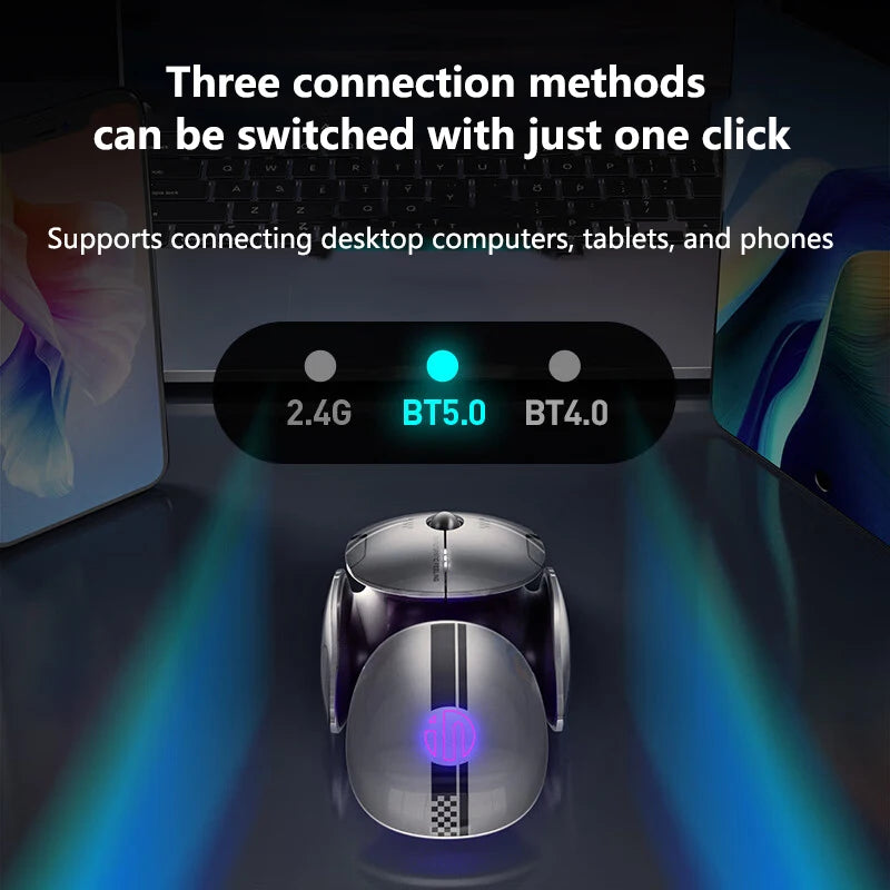 🖱️ Purilite Select X2 Silent Bluetooth Wireless Gaming Mouse