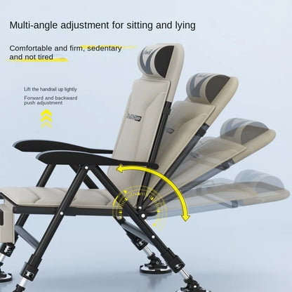 🎣 European Reclining Foldable Fishing Chair