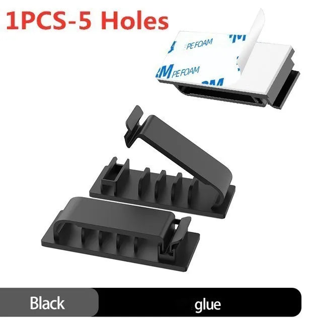 Purilite Select – 10-Hole Adhesive Cable Organizer