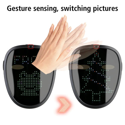 Purilite Select LED Bluetooth Gesture Light-Up Visor Mask