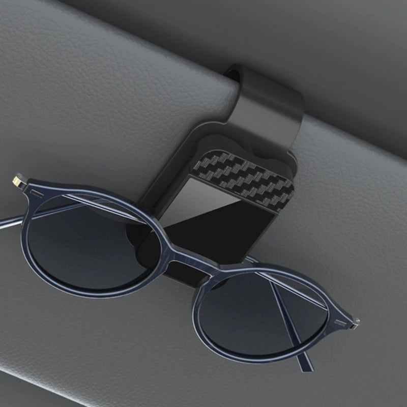 Purilite Select Car Sunglasses Clip Sun Visor Glasses Holder Card & Ticket Storage Clip for Secure Vehicle Organization, Universal Interior Accessory