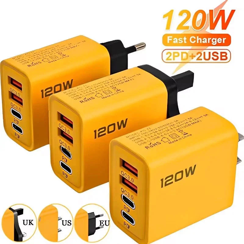 Purilite Select 4-Port USB-C PD Fast Charger