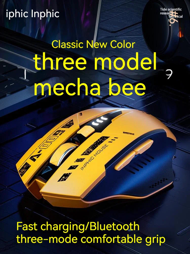 Purilite Select A9 Mecha Style Bluetooth + 2.4G Wireless Mouse
