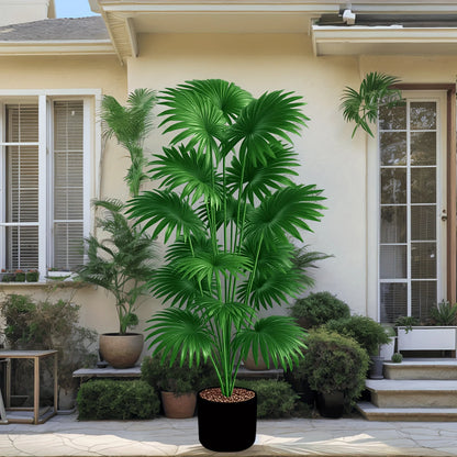 Purilite Select 43.3-Inch Artificial Palm Tree – Large Faux Tropical Plant for Indoor Outdoor Home and Event Decor (No Pot) - PuriLite