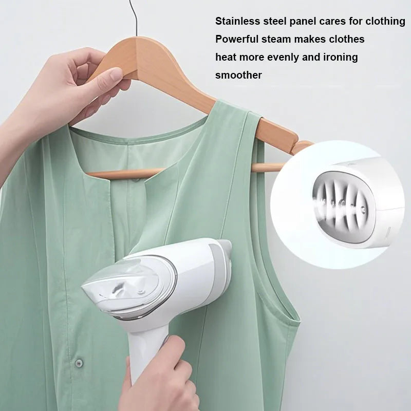 Purilite Select – 1000W Portable Folding Garment Steamer with 360° Anti-Spill Technology