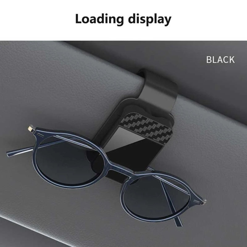 Purilite Select Car Sunglasses Clip Sun Visor Glasses Holder Card & Ticket Storage Clip for Secure Vehicle Organization, Universal Interior Accessory