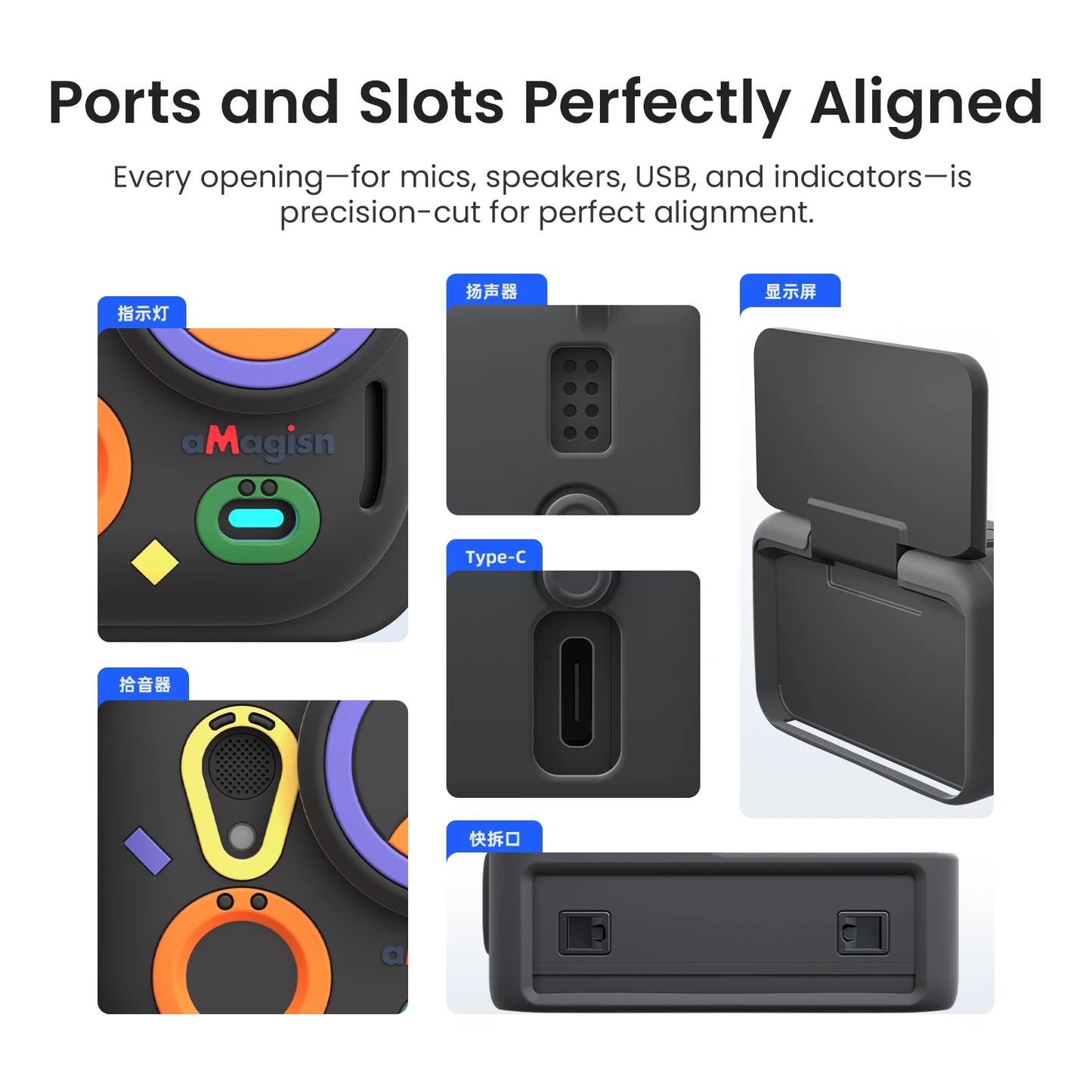 Purilite Select Silicone Protective Case – Anti-Loss Strap Go Ultra Protective Case with Detachable Lens Cap – Full Body  Shockproof Camera Cover