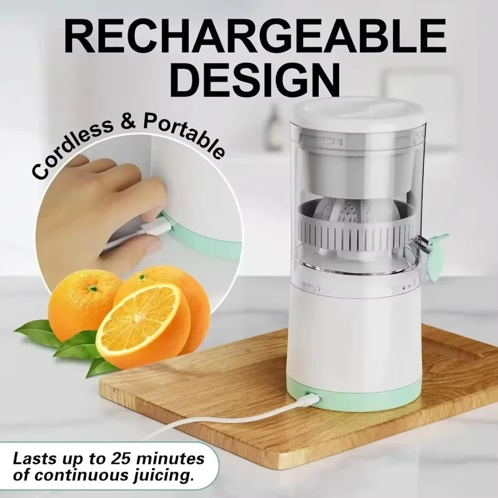 Purilite Select | Electric Portable Home Juicer | Fruit Juice Extractor | USB Rechargeable Citrus Squeezer | High Juice Output - PuriLite