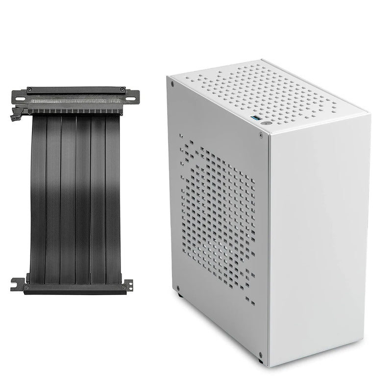 Purilite Select A07 Ultra-Compact Aluminum Mini ITX PC Case with PCIe 3.0 Riser