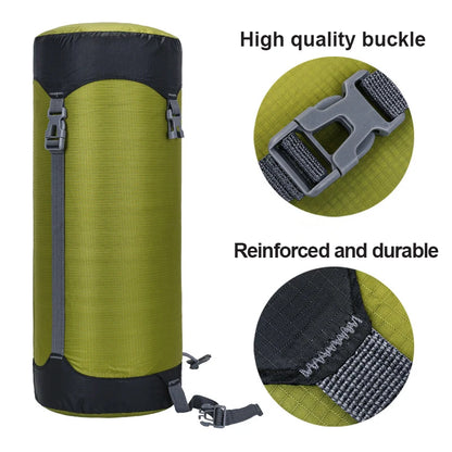 Purilite Select Camping Sleeping Bag Compression Storage Bag | Waterproof Outdoor Gear Organizer for Backpacking, Hiking & Travel