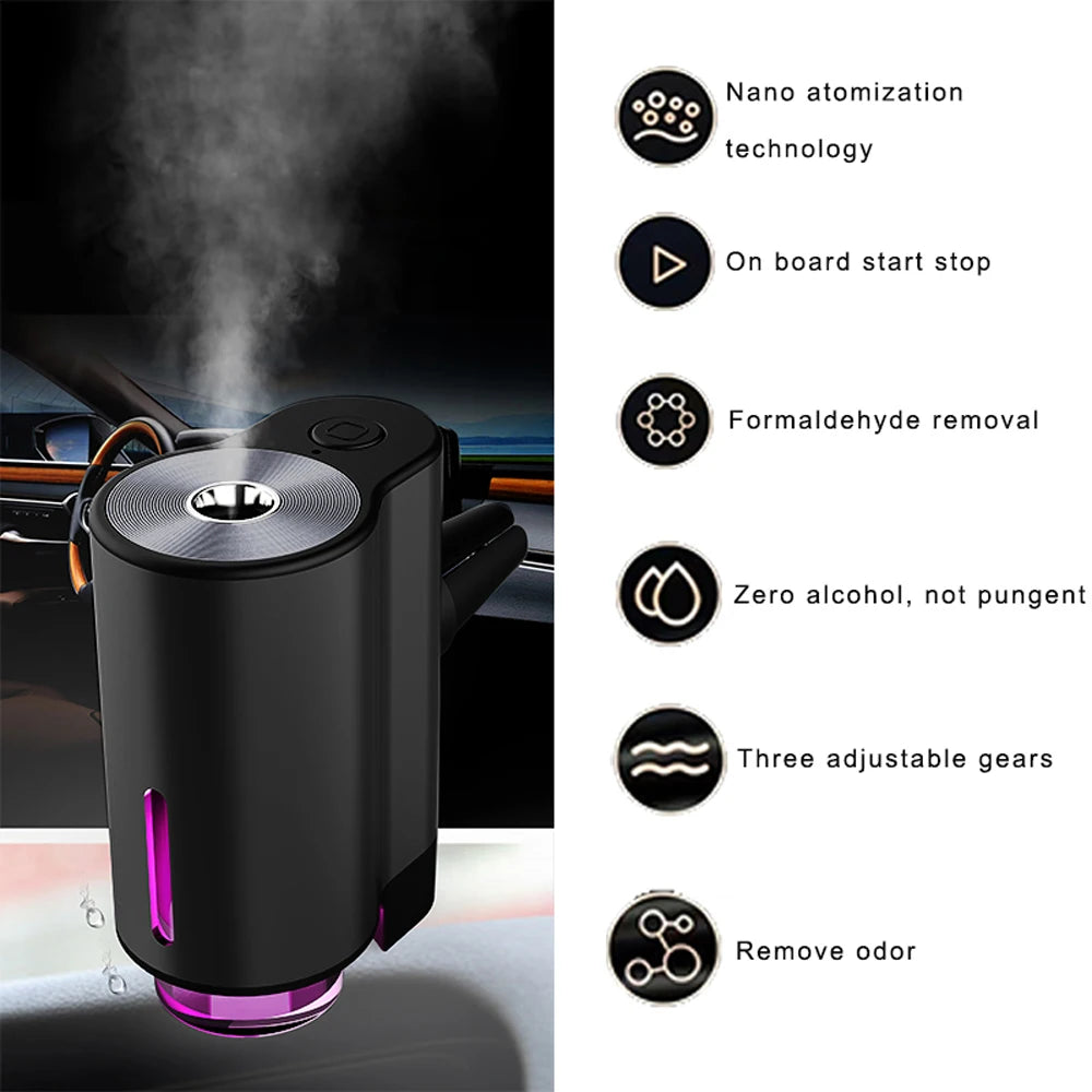 Purilite Select Car Vent Essential Oil Aroma Diffuser – Odor Eliminator & Fragrance Enhancer