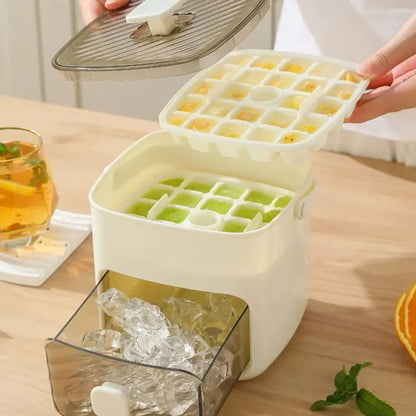 Purilite Select 48-Grid Ice Cube Mold Reusable Plastic Ice Tray with Easy-Release Design for Home Use - PuriLite