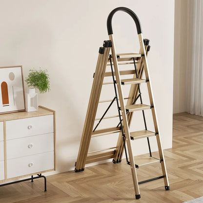 Purilite Select Folding Aluminum Ladder Drying Rack – Dual-Purpose Step Ladder & Clothes Airer – Heavy-Duty 150kg Load Laundry Ladder